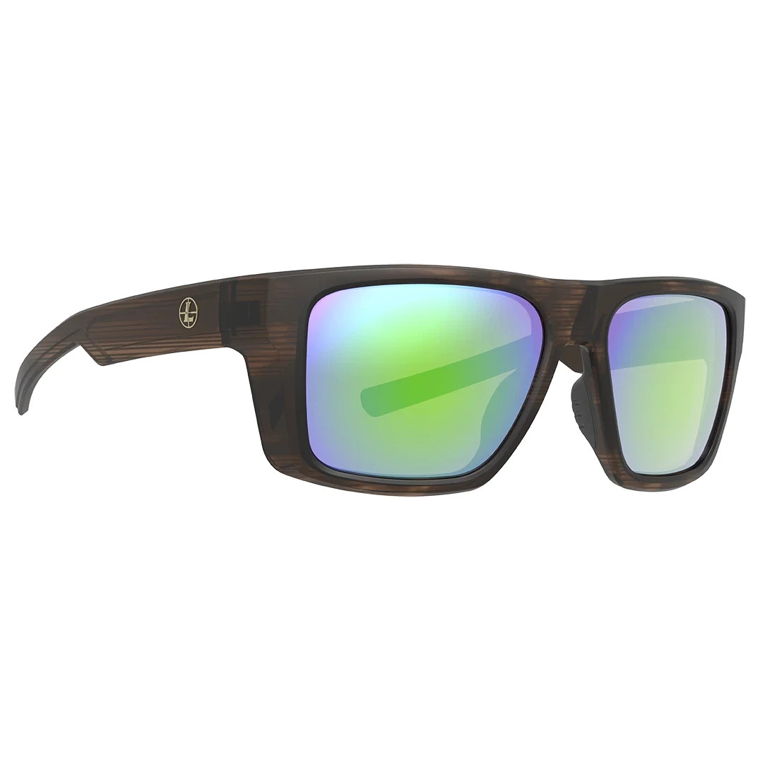 Leupold Skyline Matte Tortoise Performance Eyewear w/Emerald Mirror Lenses 186753