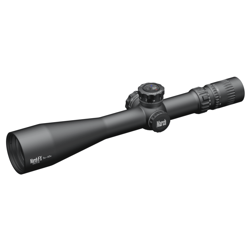 March Scopes March FX Tactical Gen II 5x-40x56 FML-1 Reticle 0.05 MIL FFP Riflescope D40V56FML-G2-FML-1