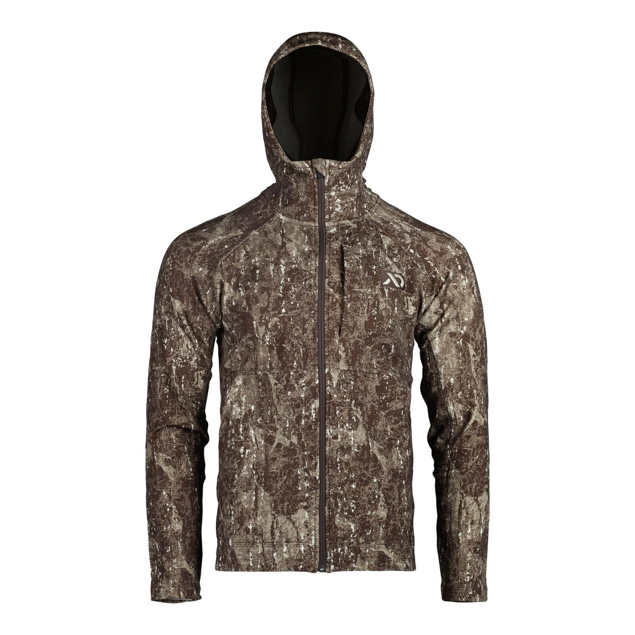 First Lite Men's Rugged Wool Full Zip Jacket Darkwater 2X MTRWJCA2X