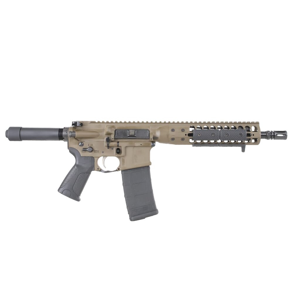 lwrc international LWRC ICDI Direct Impingement 5.56mm NATO 10.5" 1:7" 1/2x28 Bbl Patriot Brown Pistol ICDIP5PBC10 - $1506.67 at Scopelist.com
