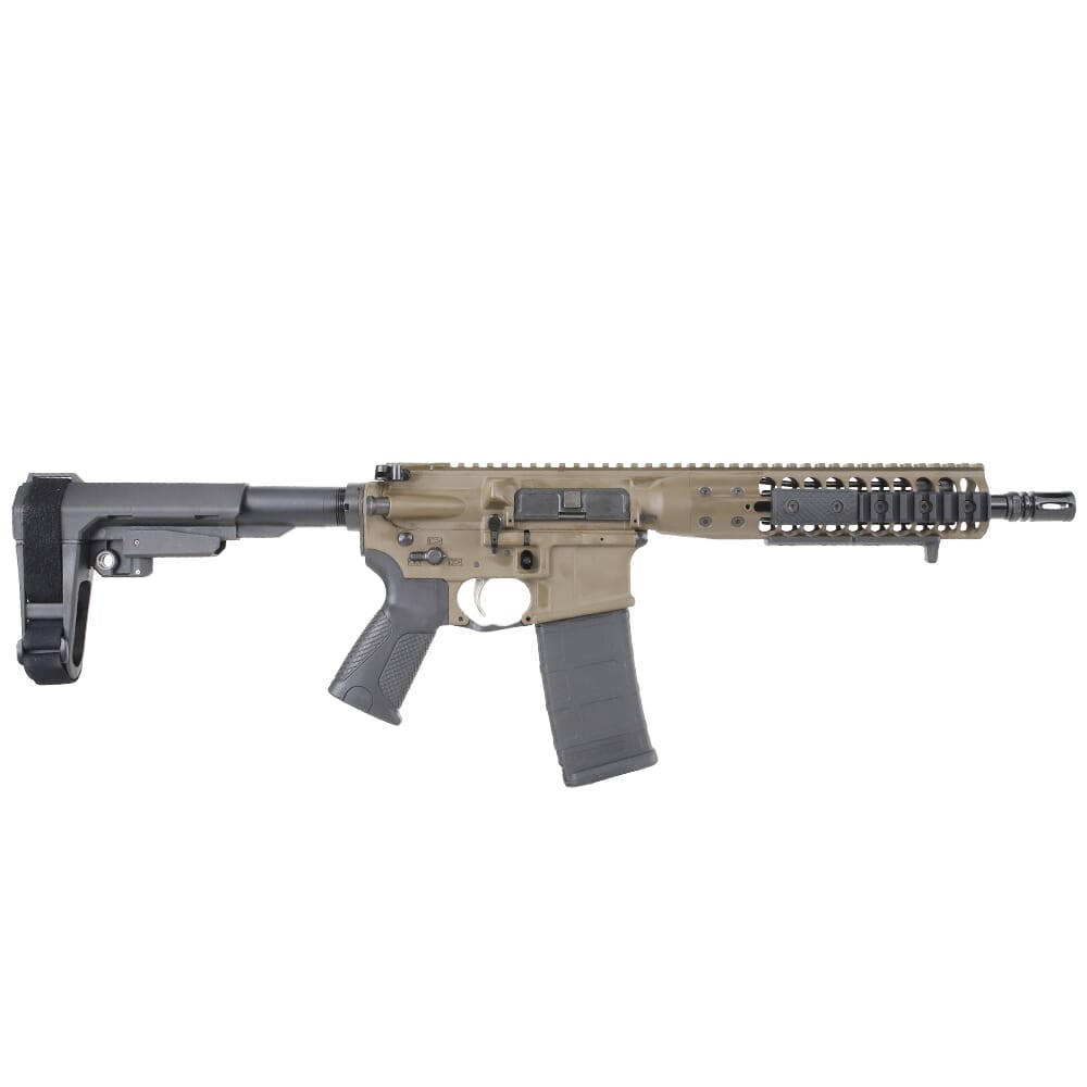 lwrc international LWRC ICDI Direct Impingement 5.56mm NATO 10.5" 1:7" 1/2x28 Bbl Patriot Brown Pistol w/SBA3 Brace ICDIP5PBC10SBA3 - $1667.78 at Scopelist.com