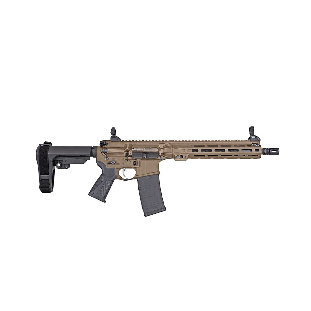 lwrc international LWRC ICMKII 5.56mm 12"Bbl 1/10 1/2x28 Flat Dark Earth Pistol w/SBA3 Brace ICMKIIP5CK10SBA3 - $2589.99 at Scopelist.com