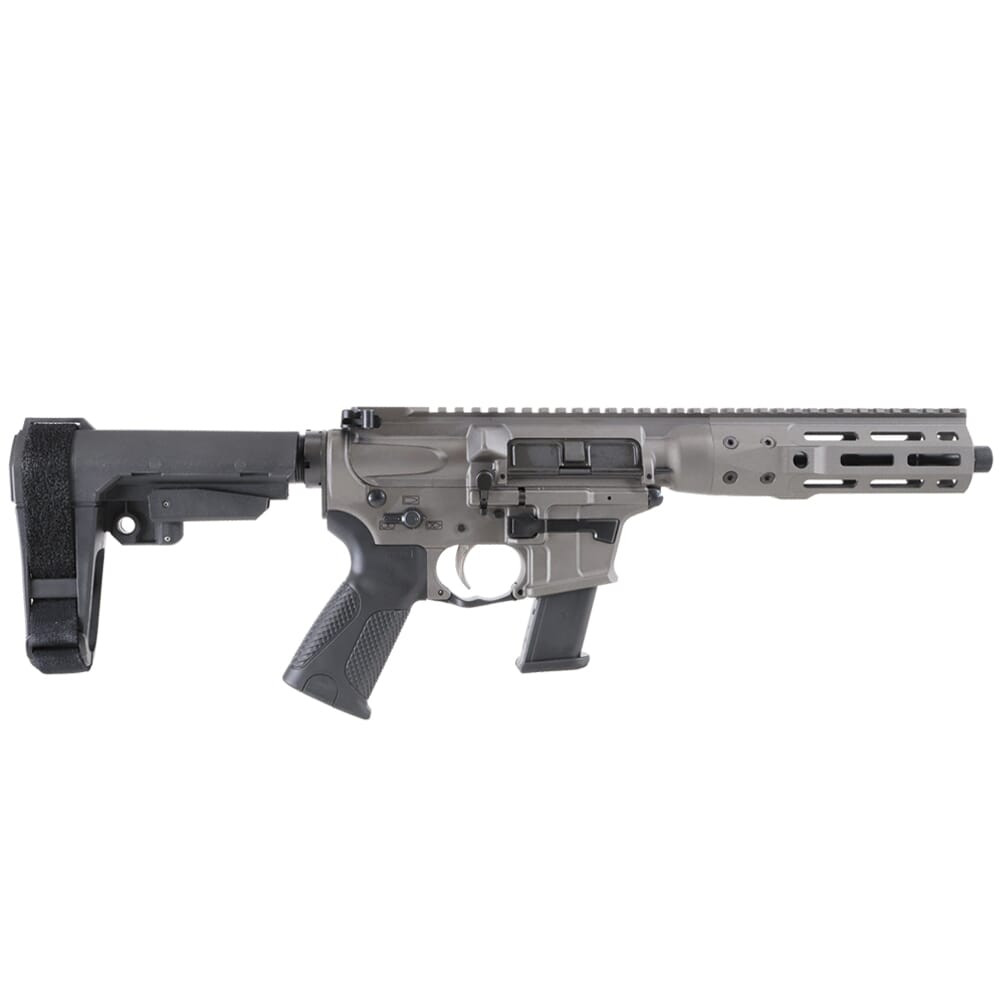 lwrc international LWRC IC-9 9mm 8.5" 1:10" 1/2x28 Bbl Tungsten Grey Pistol w/SBA3 Brace ICP9TG8SBA3 - $1979.99 at Scopelist.com