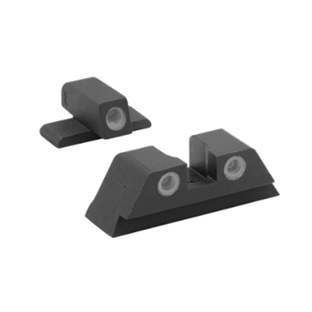 Meprolight USA Tru-Dot Green Tritium Bersa Thunder BPCC & BP9CC White Rings Front & Rear Fixed Sight 102453101