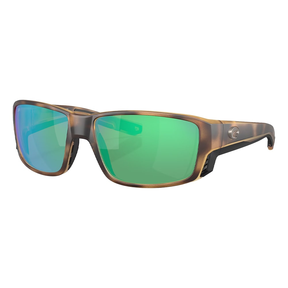 Costa Del Mar Tuna Alley Pro Matte Tortoise Frame Green Mirror 580G Lens 06S9105-91051560