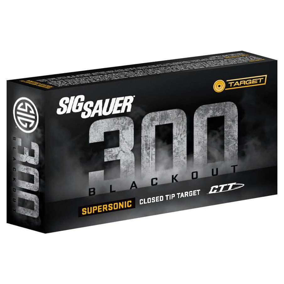 Sig Sauer SIG .300 Blackout 125gr CTT Supersonic Ammunition (20/Box) C300B1-20