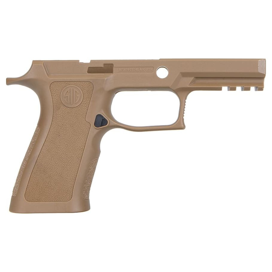 Sig Sauer P320 X-Series 9/40/357 Carry Medium Coyote Pistol Grip Module Assembly GRIP-MODX-CA-943-M-COY in Coyote Brown