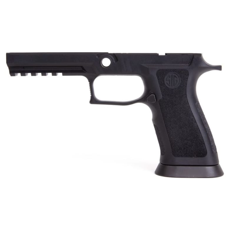 Sig Sauer P320 X5 9/40/357 Full Size Medium Grip Weight Funnel Black Pistol Grip Module Assembly GRIP-X5-F-943-M-BLK