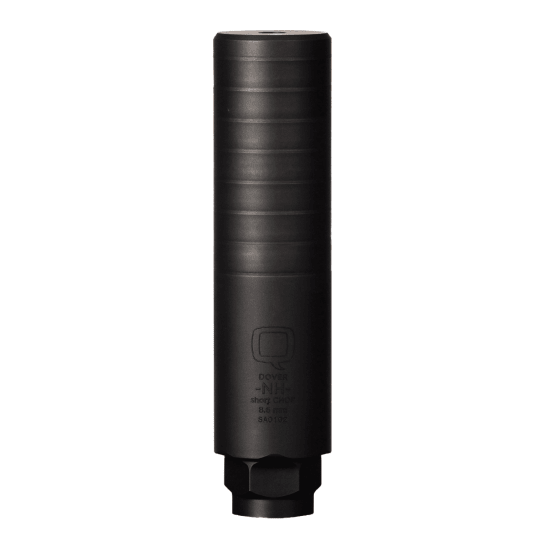 Q, LLC. Short Chop 8.6 BLK SS 1.75" OD X 7.2" L Melonite Rearend Muzzle Device Included Silencers SIL-SC-QUICKIE-86-RE