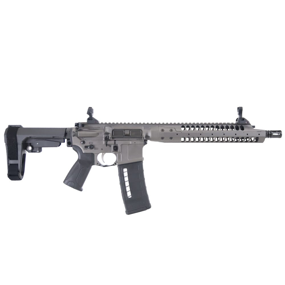 lwrc international LWRC SIX8-A5 6.8 SPC 12.7" 1:10" 1/2x28 Bbl Tungsten Grey Pistol w/SBA3 Brace SIX8A5PTG12SBA3 - $2589.99 at Scopelist.com