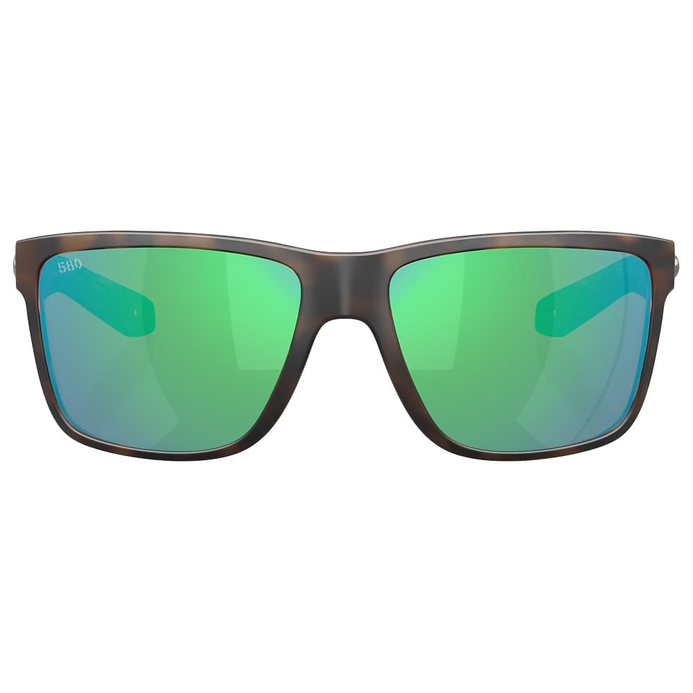 Costa Del Mar Broadbill II Matte Tortoise Frame Green Mirror 580G Lens 06S9120-91200958