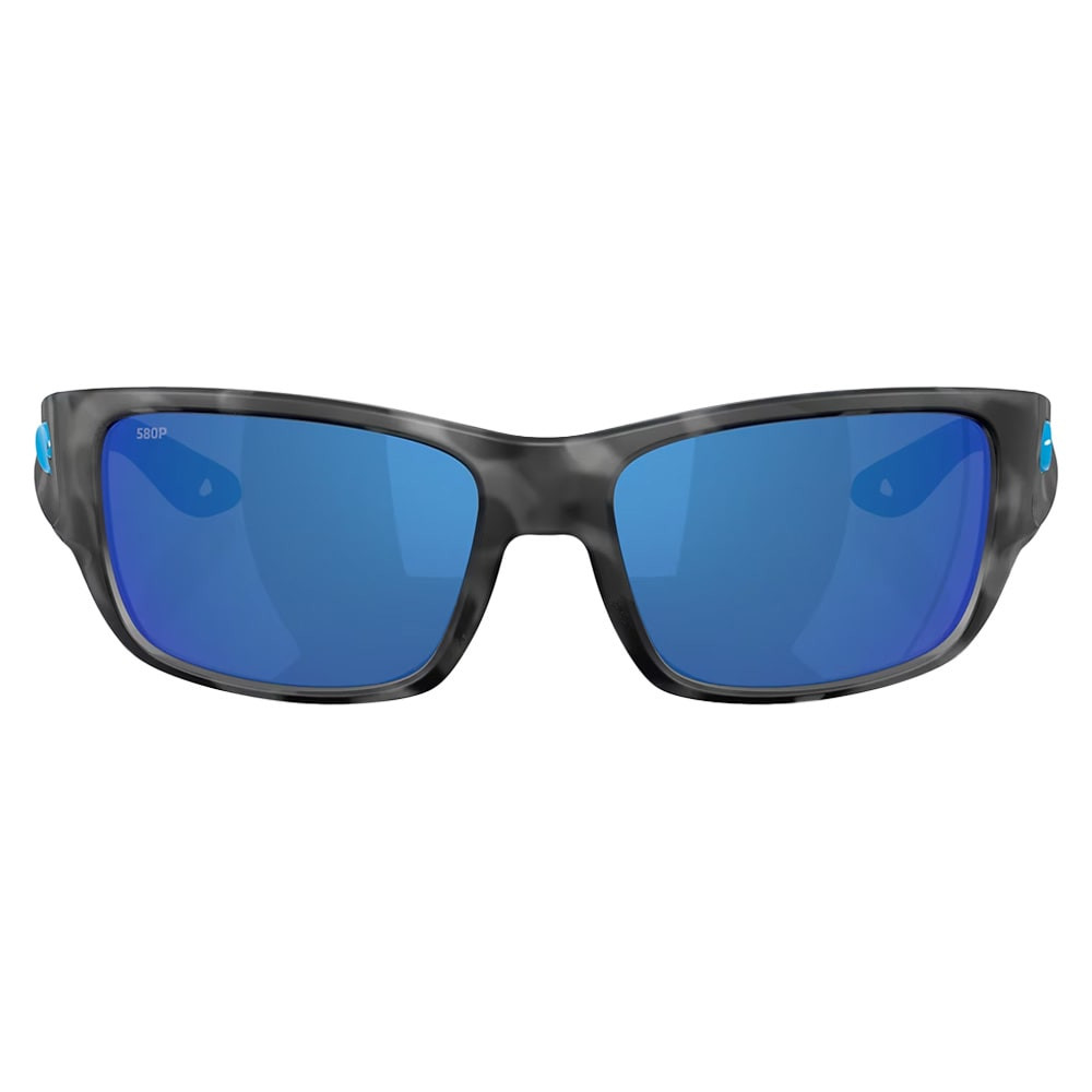 Costa Del Mar Schoolie Matte Tiger Shark Frame Blue Mirror 580P Lens 06S9132-91320556