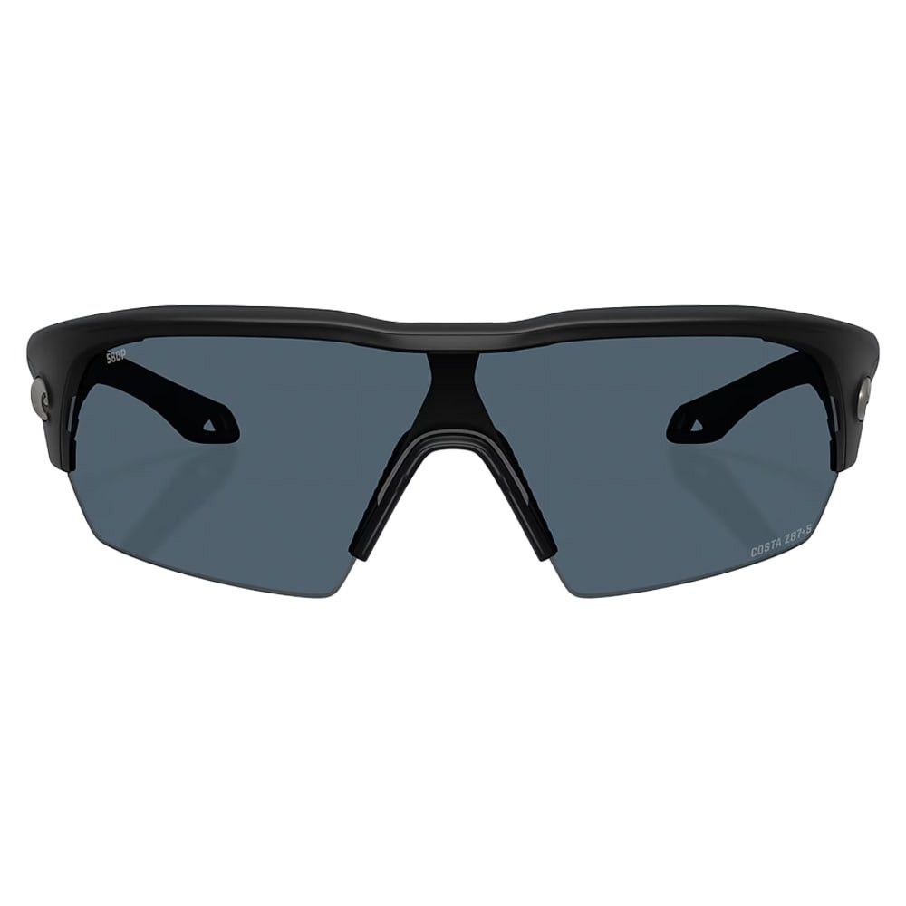 Costa Del Mar Pilothouse Pro Matte Black Frame Gray 580P Lens 06S9137-91370135