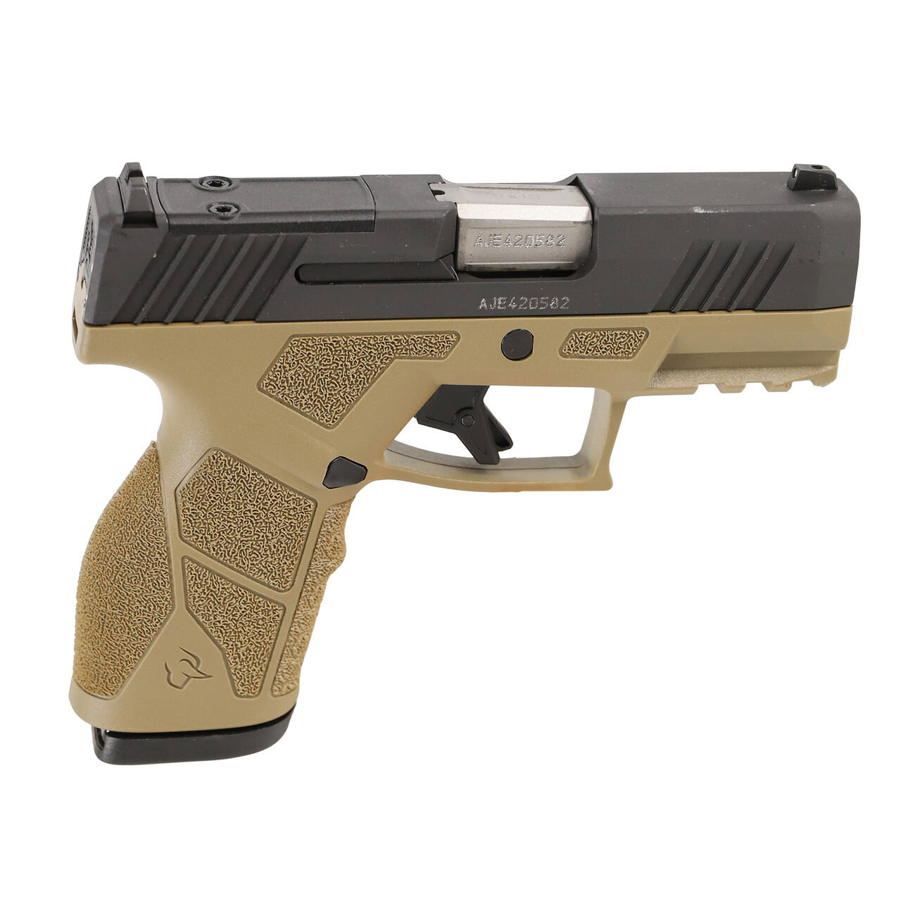 Taurus GX2 TORO 9mm 3.38" Bbl Fixed Front Adj Rear Sights Striker SAO Poly Grip MIL-STD-1913 Rail FDE/Black Pistol w/(1) 13rd Mag 1-GX2P931F