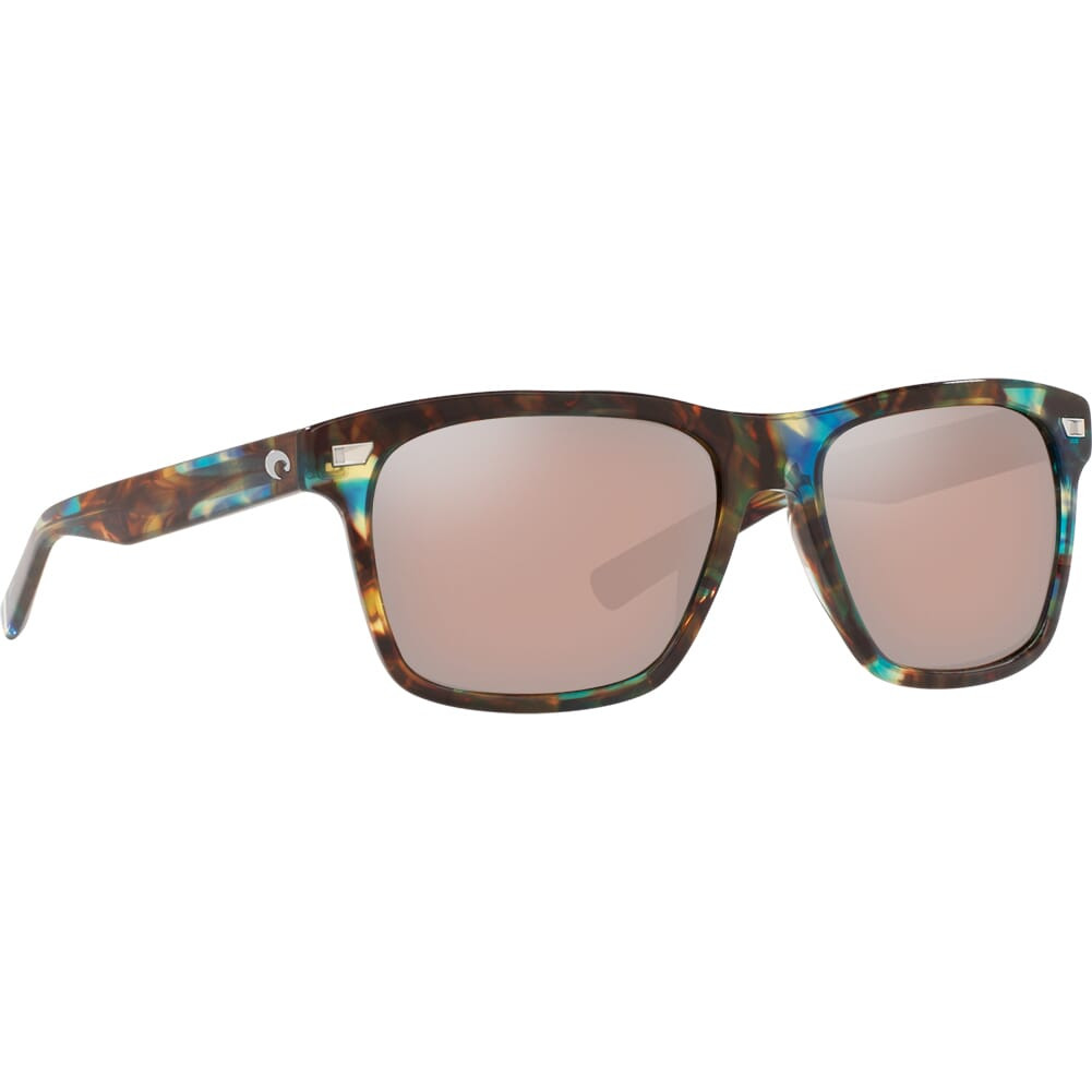 OPEN BOX DEMO Costa Aransas Shiny Ocean Tortoise Frame Sunglasses w/Copper 580G Lenses 06S2005-20050558 - Like New Condition USED9917