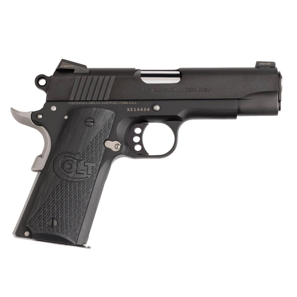 Colt 1911 Night Commander .45 ACP 4.25" Bbl Optics Ready Black Cerakote/Blued Pistol O4840NC-OR