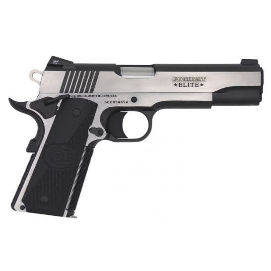 Colt 1911 Combat Elite Government 9mm 5" National Match Bbl Series 80 SS Elite Two Tone Pistol O1072CE