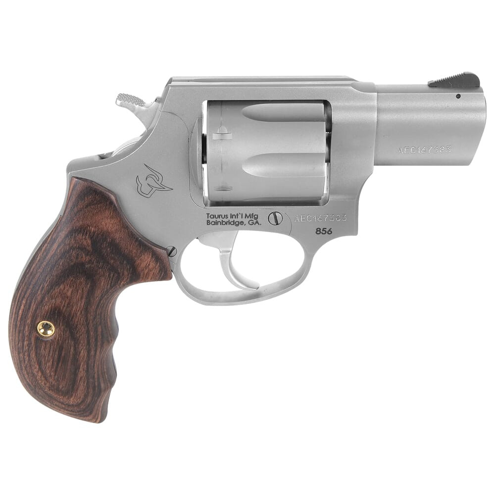 Taurus 856 .38 Special 2"Bbl 6rd Mag SS/SS Walnut Smooth Revolver 2-856029SW