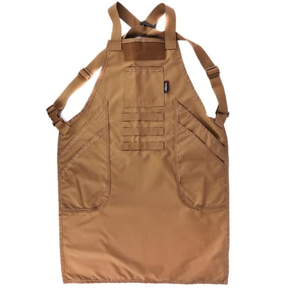 Armageddon Gear Gunsmith Apron Coyote Brown w/ PALS Webbing, Patch Slot, Adjustable Shoulder Straps AG0583-CB