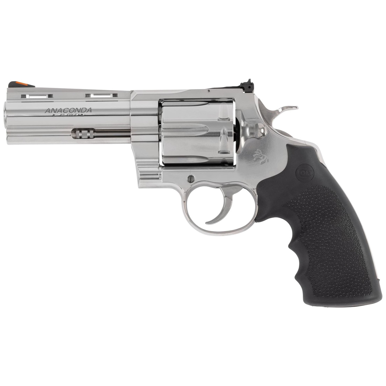 Colt Anaconda .45 Colt 4.25" Bbl Target Sight Rubber Grip SS Revolver ANACONDA-SP4RTS-45C