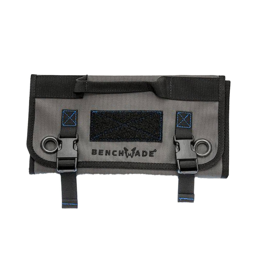 Benchmade 11 Knife & 2 Pen Capacity Nylon & Urethane Coated Grey & Black Knife Roll 50019