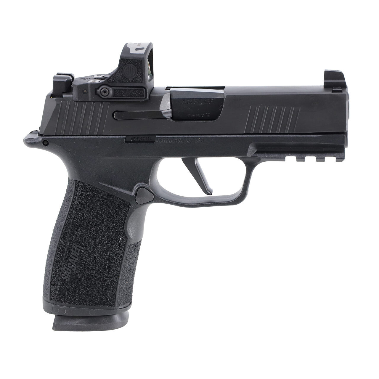 Sig Sauer P365 XMACRO Romeo-RS Compact 9mm 3.7" Bbl Striker Supp X-Ray 3 Poly Grip Black Pistol w/(2) 17rd Mag 365XCA-9-BXR3P-RS