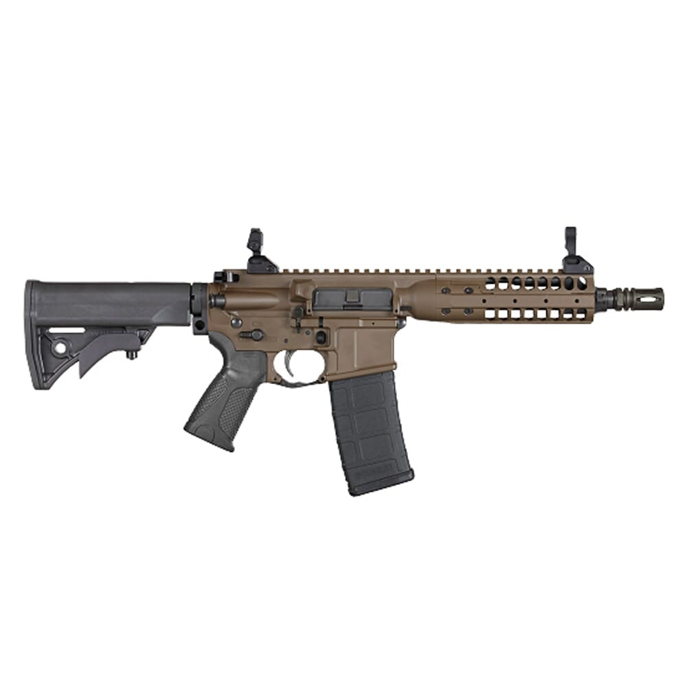 LWRC IC-PSD 5.56mm NATO 8.5" 1:7" 1/2x28 Patriot Brown Personal Security Detail Short Barreled Rifle (NFA) ICPSDR5PBC8