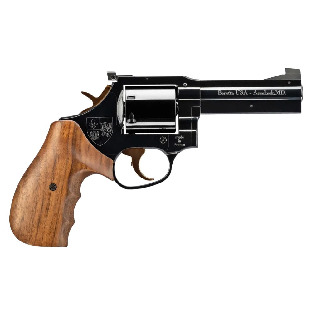 Manurhin Limited Edition MR73 Liberty .357 Mag 4" Heavy-Target Bbl Blued 6rd Revolver w/ Walnut Grips, Engravings, Adjustable Sights SPEC0785A