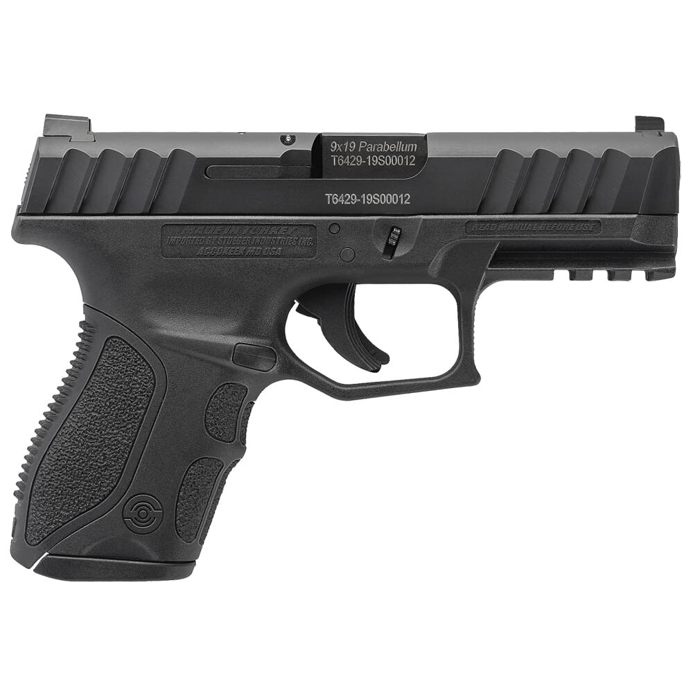 Stoeger STR-9C 9mm 4.17" Bbl Optic Ready Black Compact Pistol w/(2) 10rd Mags & Night Sights 31791
