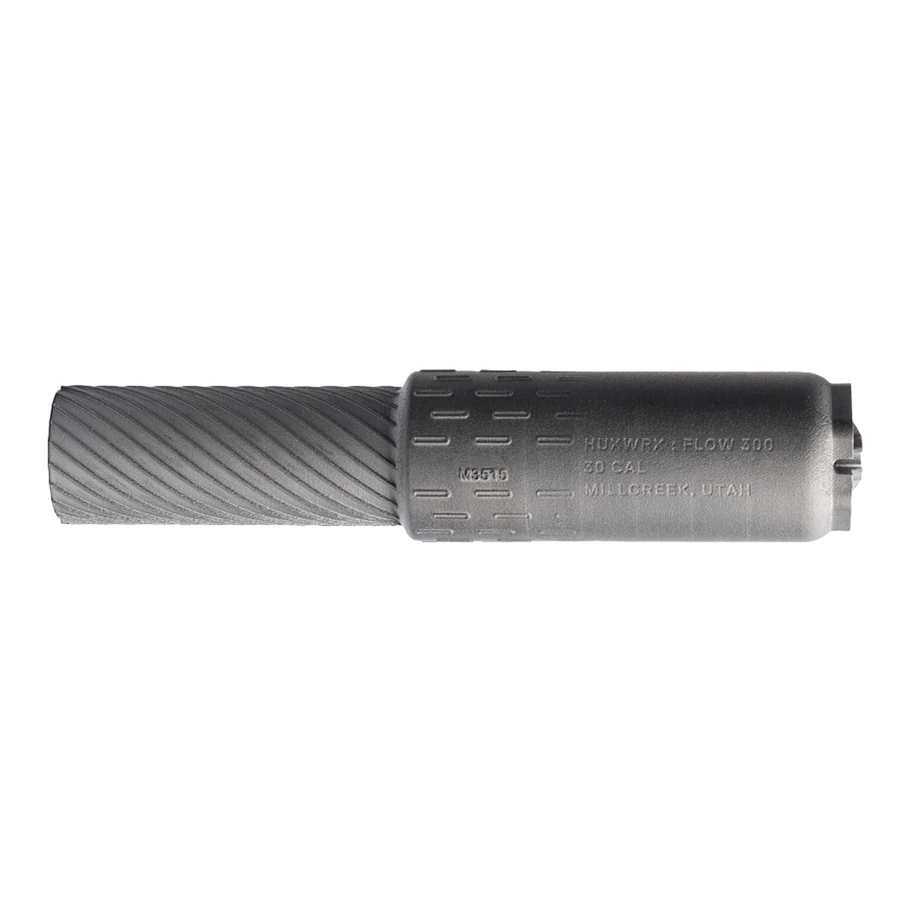 HUXWRX FLOW 300 DT .300 Blackout Direct Thread 5/8x24 Stainless Steel Suppressor w/ PRISM Coating M3477-003