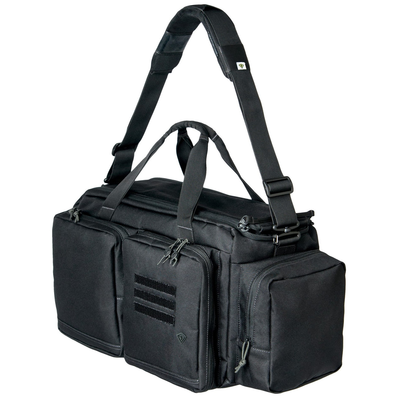 First Tactical Recoil Range Bag 40L Black w/ Pull-Out Carrier & YKK Zippers 180000-019-1SZ