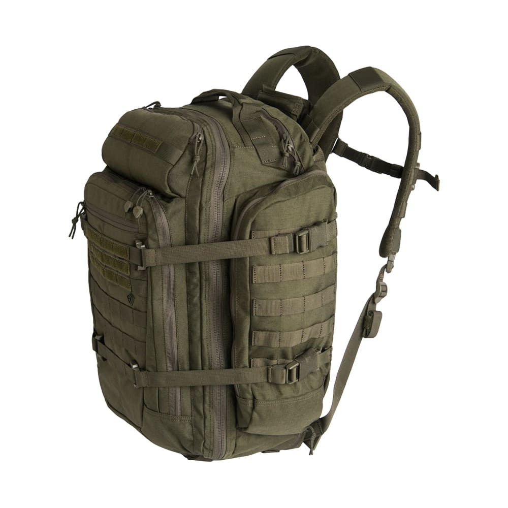 First Tactical Specialist 3 Day 56L OD Green Backpack w/ Shovel Backboard & YKK Zippers 180004-830-1SZ