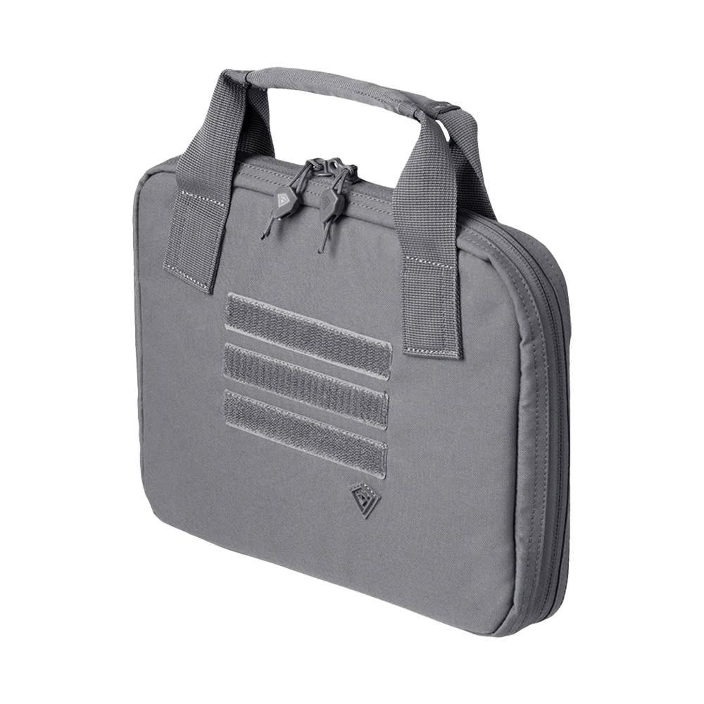 First Tactical Wolf Grey 500D Nylon 11x8" Pistol Sleeve w/ YKK Zippers and Hook&Loop Mounts 180010-036-1SZ