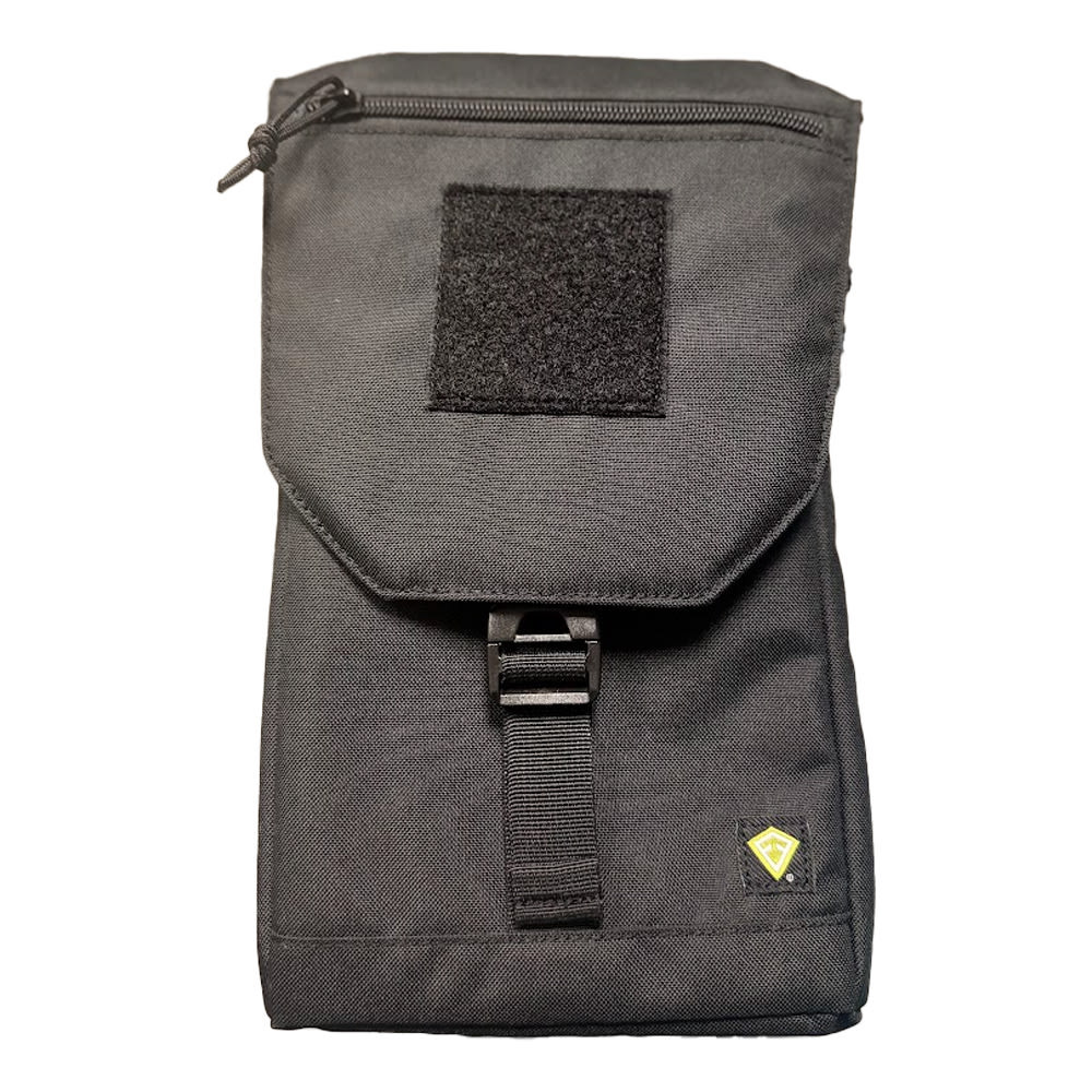 First Tactical Double Barrel Wine Bottle Pouch 30.5x17x6" with Shoulder Strap, Black 180057-019-1SZ