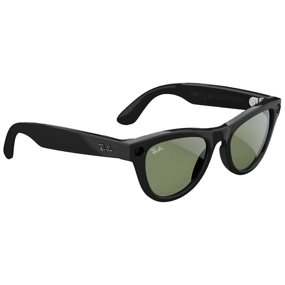 Ray-Ban Meta Skyler Shiny Black G15 Green 0RW4014-601/71-52