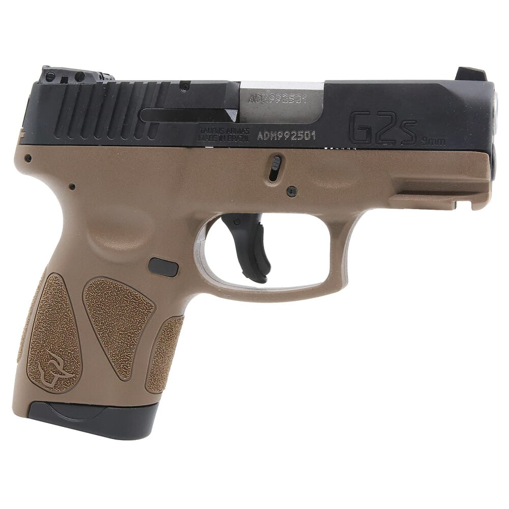 Taurus G2S 9mm BR/Bk 3.26"Bbl BL Pistol w/(2)7rd Mags 1-G2S931B