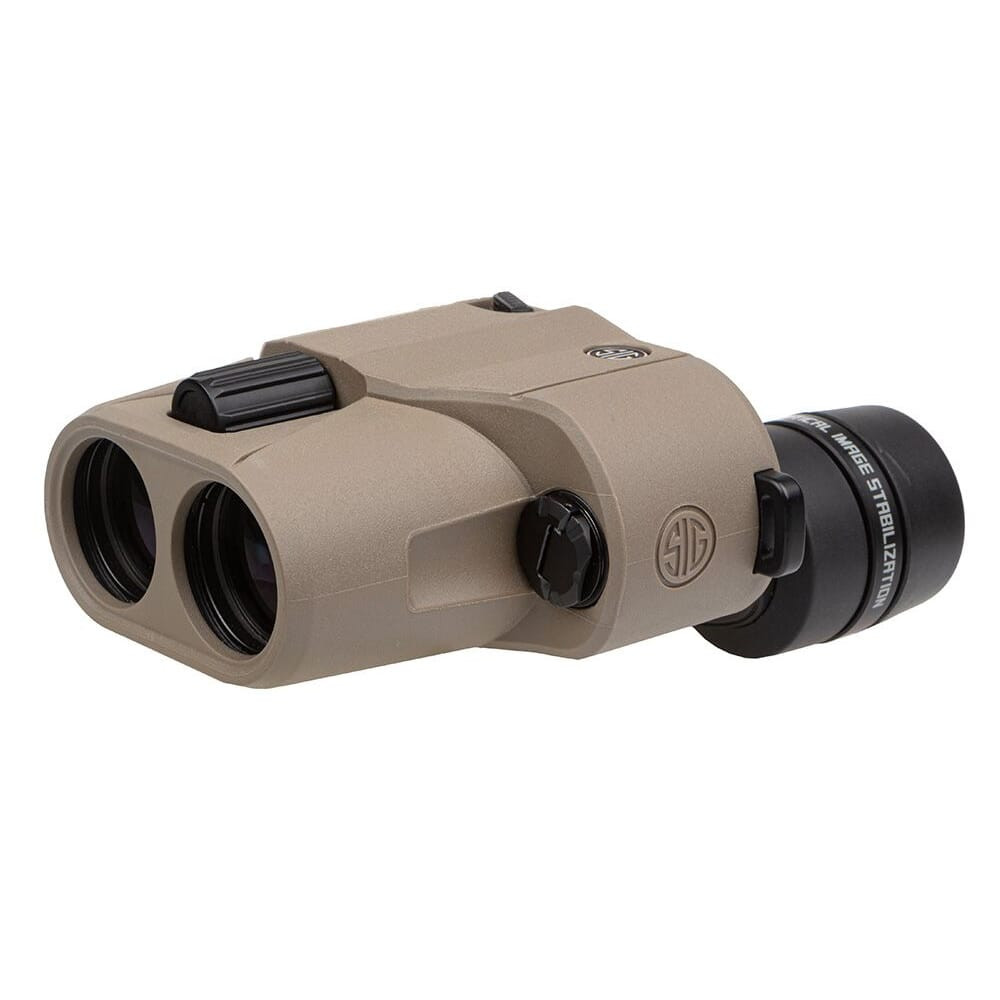 USED Sig Sauer ZULU6 HDX 10x30mm Image Stabilized Tan Binoculars SOZ6WP10 - Like New - No Factory Box USED10269