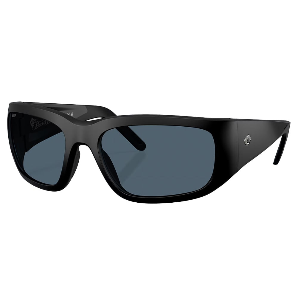 costa del mar Costa Del Mar Performance Bulley Bait Men's Matte Black XXL Frame Gray 580P Polarized Lens Sunglasses 06S9139-91390164 - $164.00 at Scopelist.com