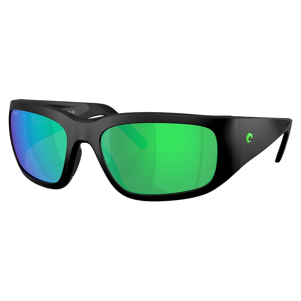 costa del mar Costa Del Mar Performance Bulley Bait Men's Matte Black XXL Frame Green Mirror 580P Polarized Lens Sunglasses 06S9139-91390364 - $185.00 at Scopelist.com