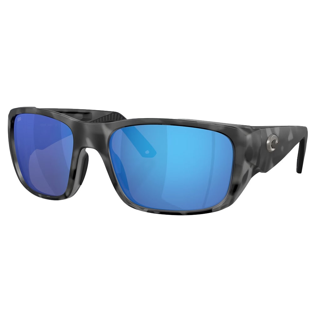 costa del mar Costa Del Mar Performance Crudo Men's Matte Tiger Shark XXL Frame Blue Mirror 580G Polarized Lens Sunglasses 06S9136-91360564 - $248.00 at Scopelist.com