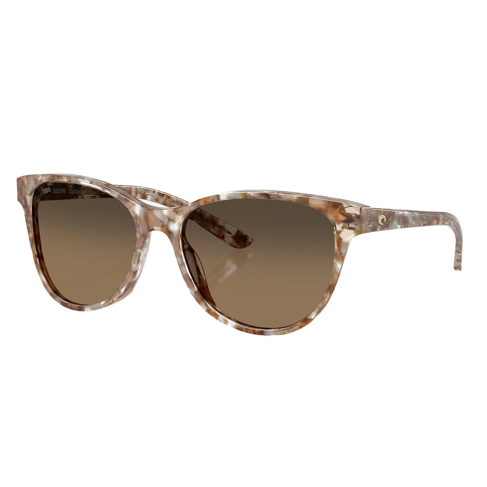 Costa Del Mar Lifestyle Catherine Women's Sand Tortoise Frame Copper Gradient 580G Polarized Lens Sunglasses 06S2012-20121157