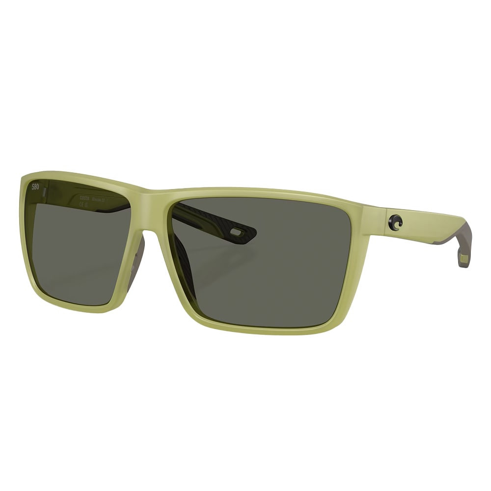 Costa Del Mar Hybrid Rincon MT Men's Matte Translucent Sitka Frame Gray 580G Polarized Lens Sunglasses 06S9018-90184363