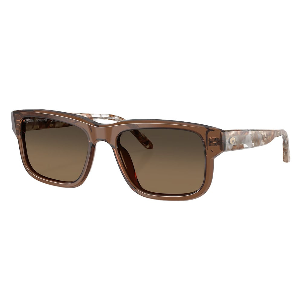 costa del mar Costa Del Mar Lifestyle Shipwrecks Men's Brown Smoke Frame Copper Gradient 580G Polarized Lens Sunglasses 06S2020-20200554 - $262.00 at Scopelist.com