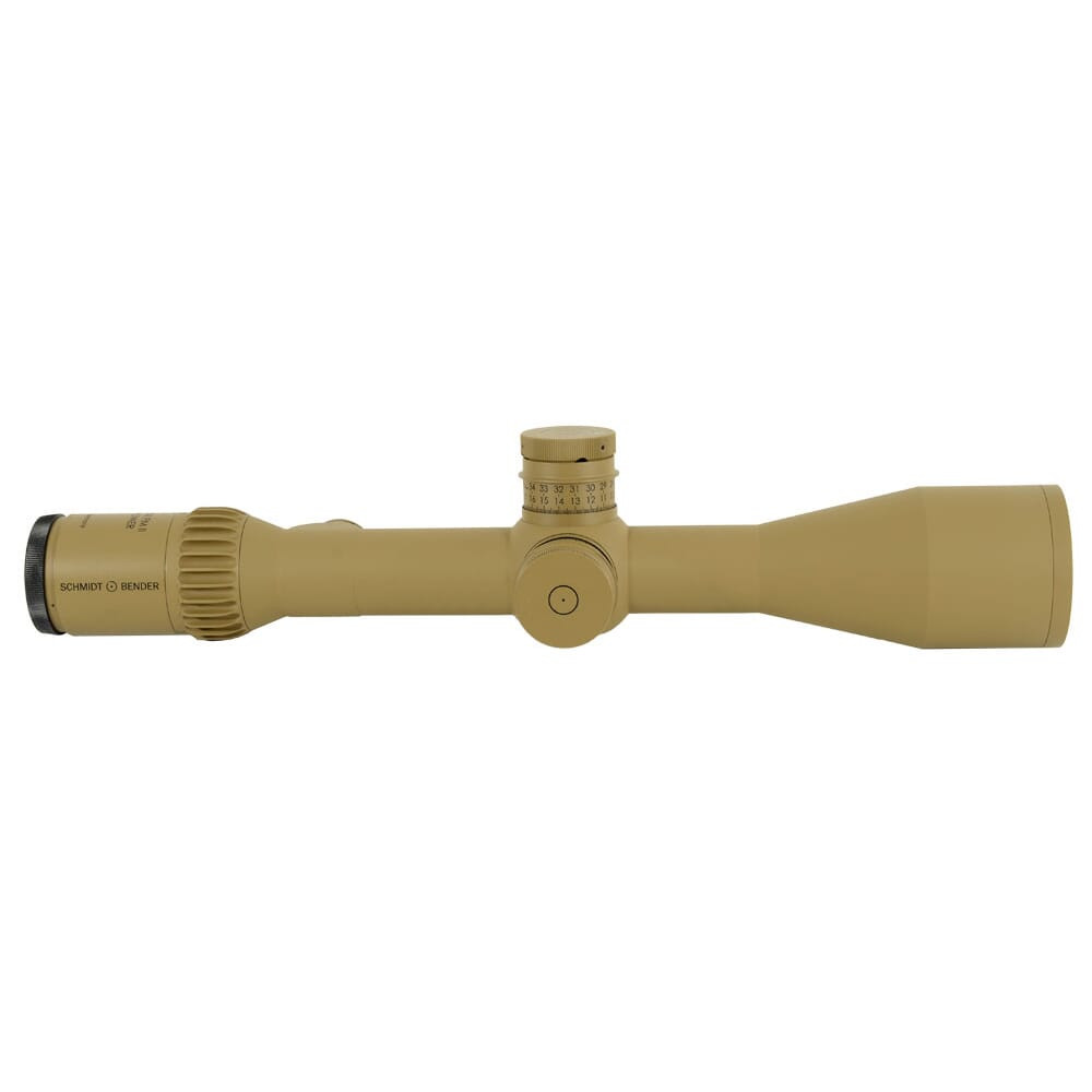 Schmidt Bender 3-27x56 PM II High Power L/P LT H59 .1 MRAD cw 34 Mil Pantone 7504M Riflescope 669-946-592-D1-B4