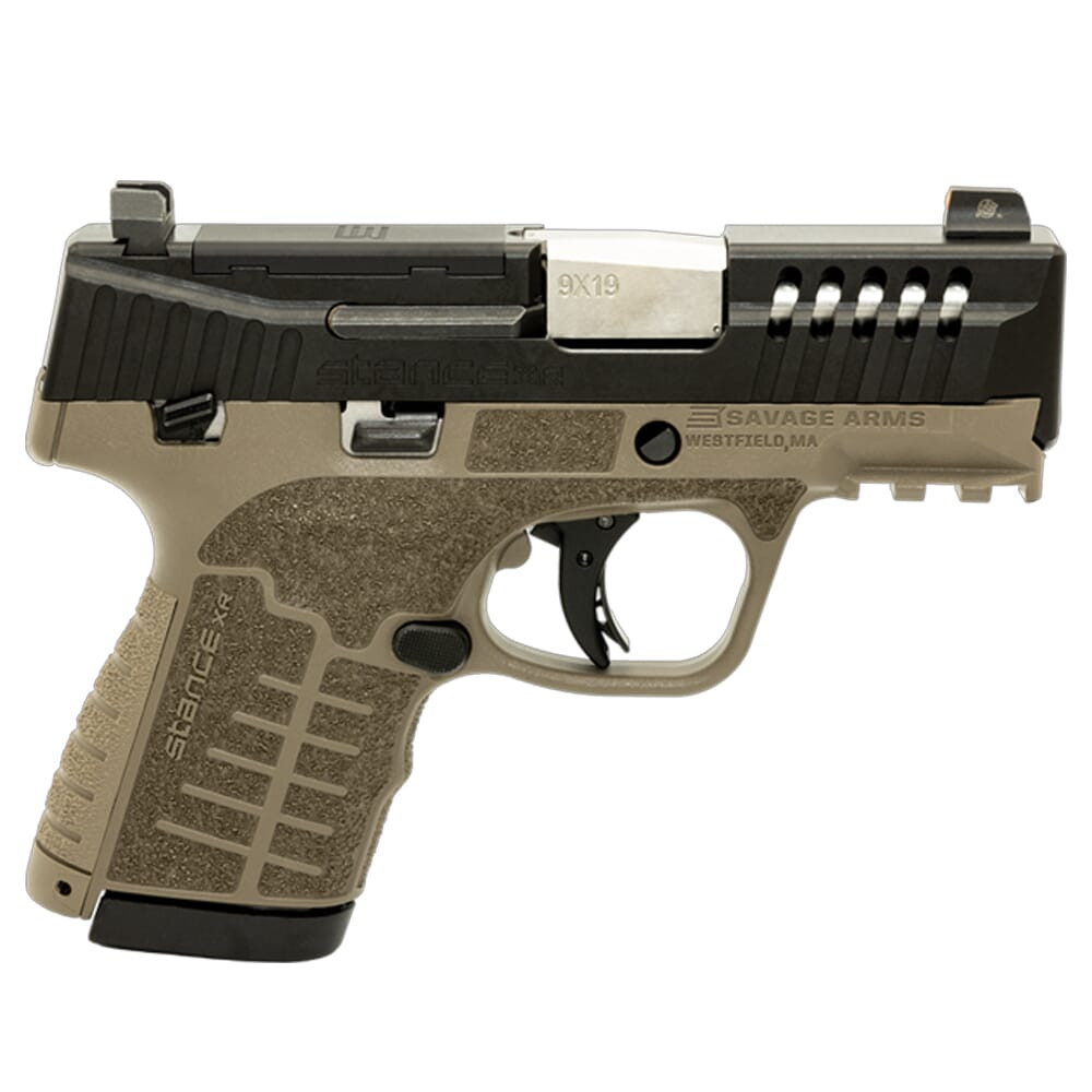 savage arms Savage Arms Stance XR MC9MS 9mm 3.2" 1:10" Bbl FDE Semi-Auto Pistol w/Night Sights 67056 - $489.99 at Scopelist.com