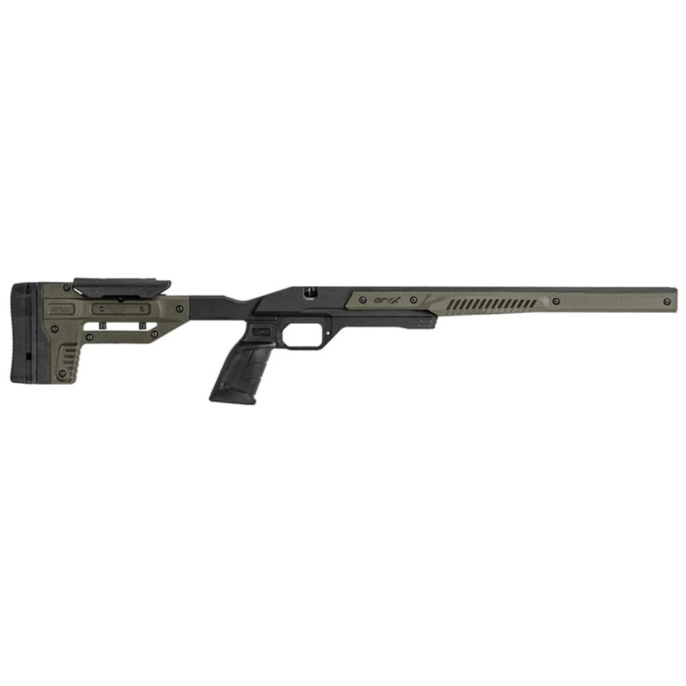 MDT Oryx Chassis System for Ruger American Long Action Right Hand w/ Adj Buttstock & MLOK Forend, OD Green 116677-ODG in Olive Drab Green