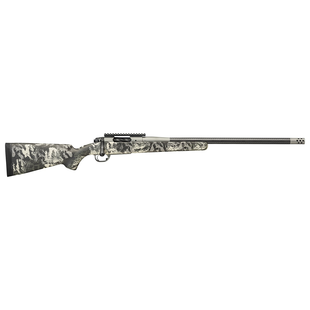 Springfield Armory Model 2020 Boundary .300 PRC 24" CF Bbl Camo Rifle w/Carbon Fiber Stock, Pic Rail, Radial Brake, 3rd Internal Mag BAB924300PRCCFY