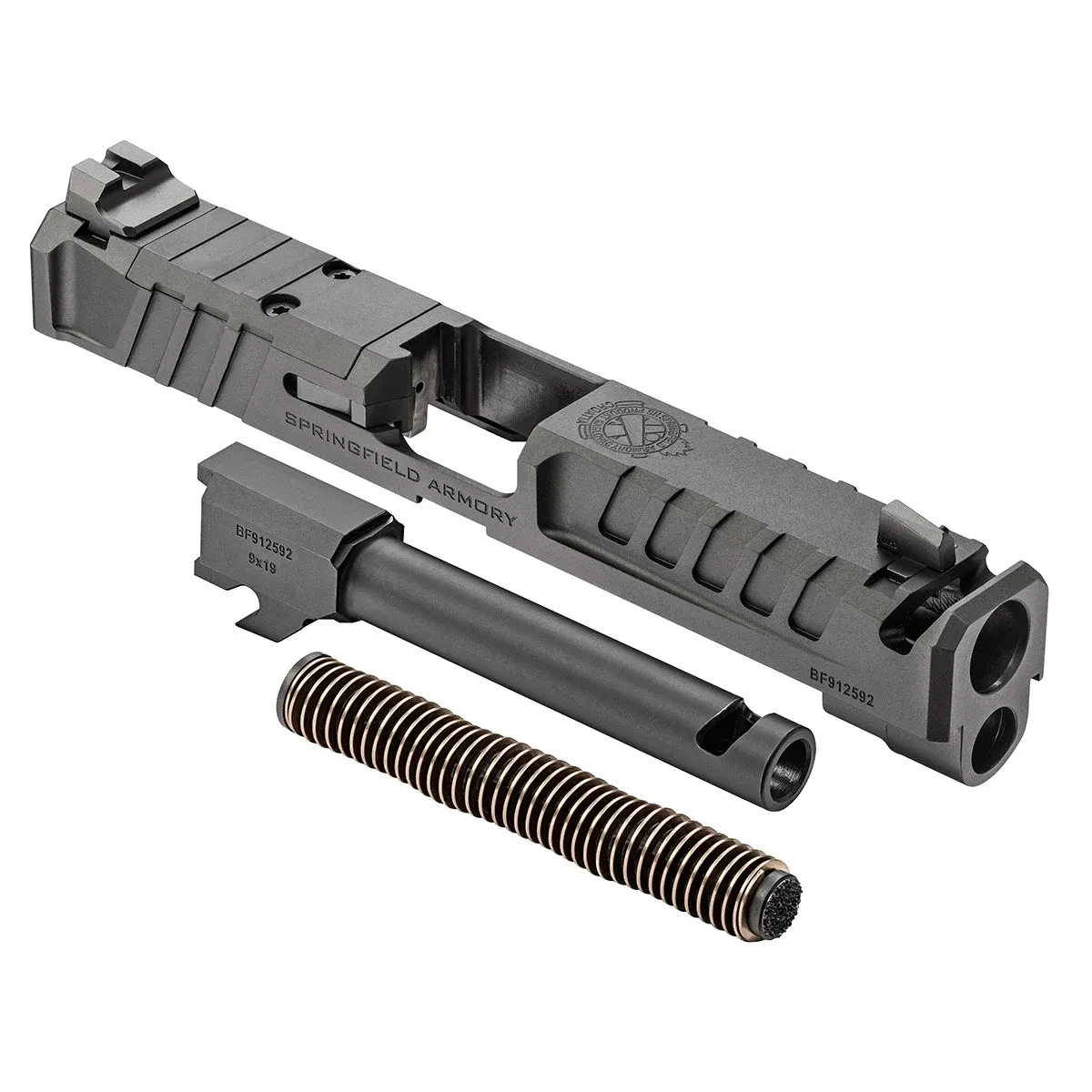 Springfield Armory Echelon 4.5F 9mm 4.5" Black Comped Slide Assembly w/Comped Barrel & Recoil Assembly EC4459-COMP