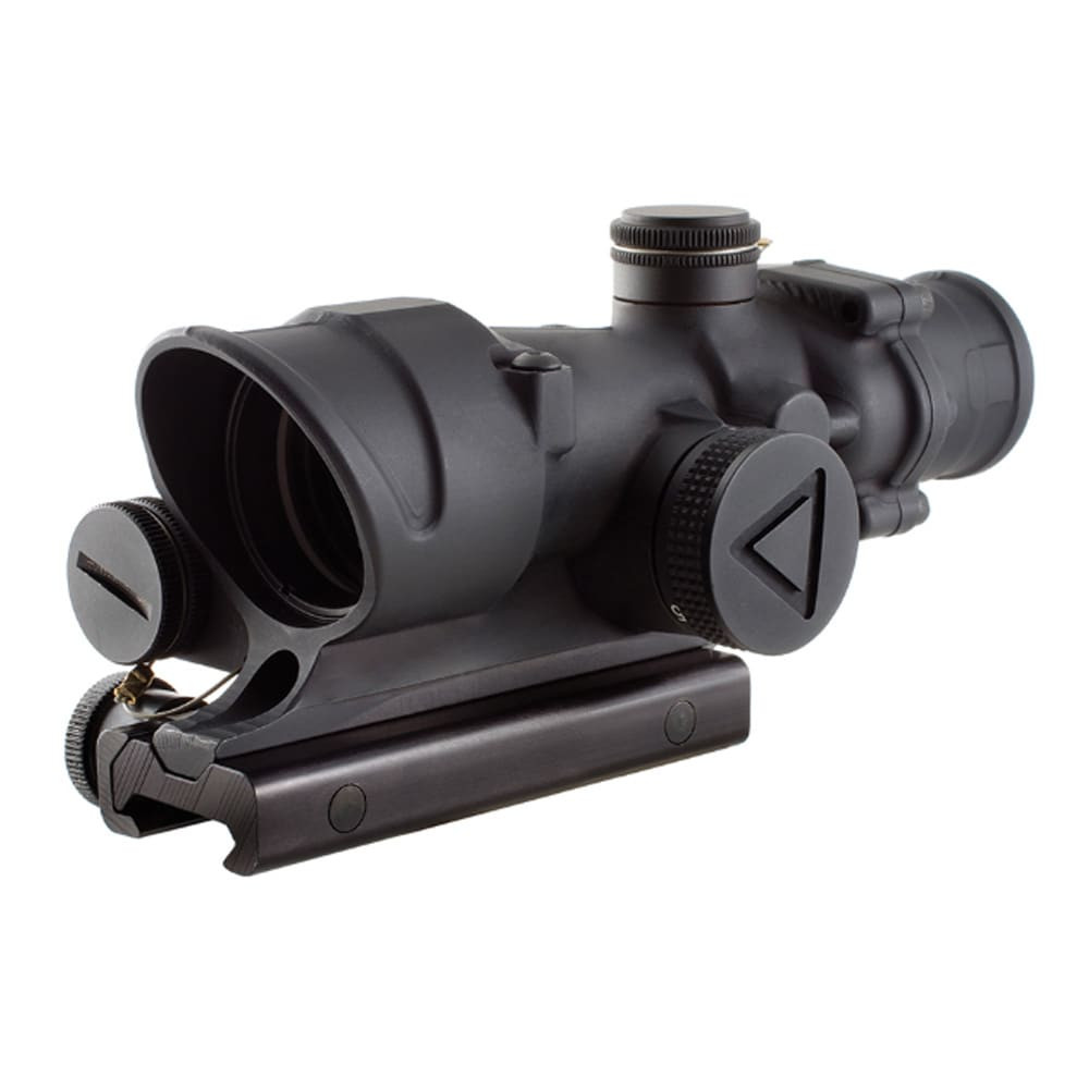 Trijicon ACOG 4x32 LED Illuminated Riflescope w/ Adjustable Brightness, Red MRAD Tree & Chevron, TA51 Picatinny Mount 100833