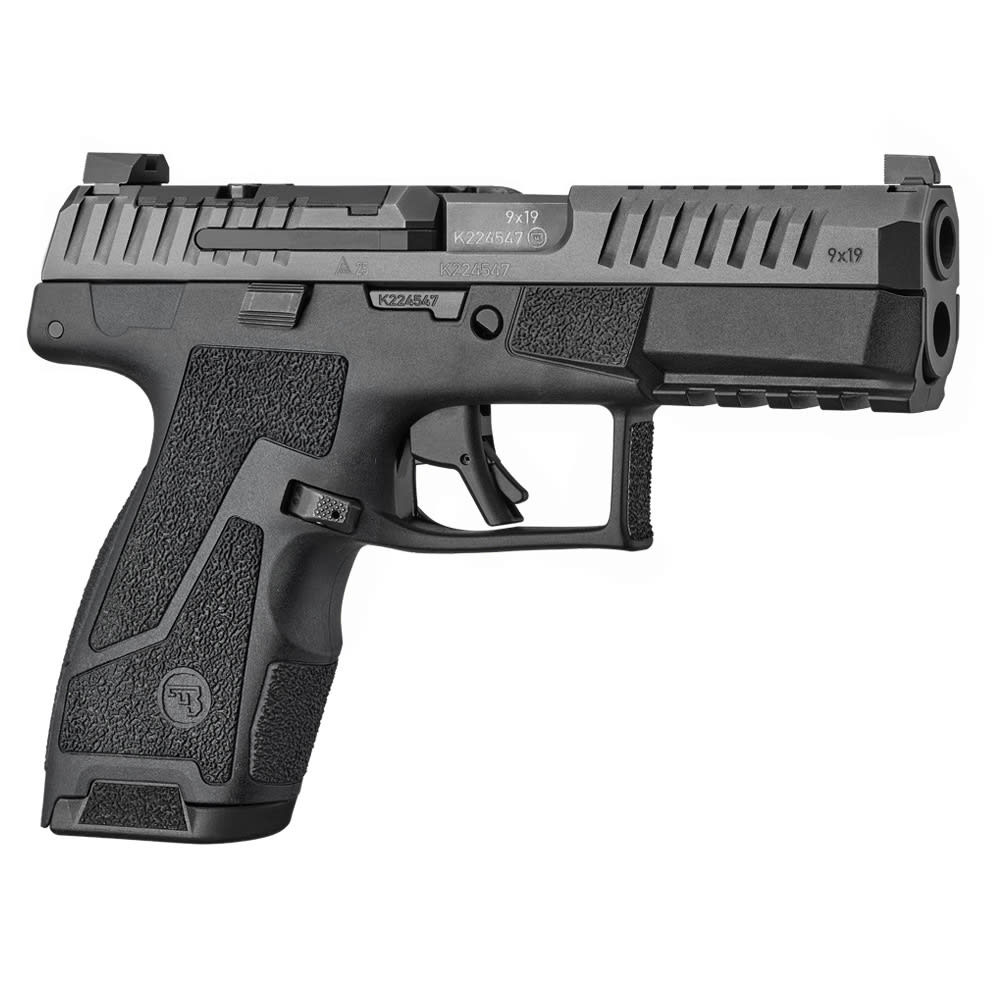 CZ Duty 4.0C, IL, CO, VT 9mm 4" Bbl OR H3 Night Sights Ambi Slide Stop/Mag Catch Poly Frame & Grip Black Pistol w/(2) 15rd Mags 95096
